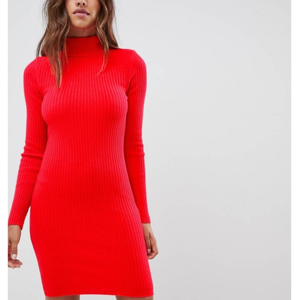 ASOS DESIGN Rib Knit Dress - Picture 2 of 7